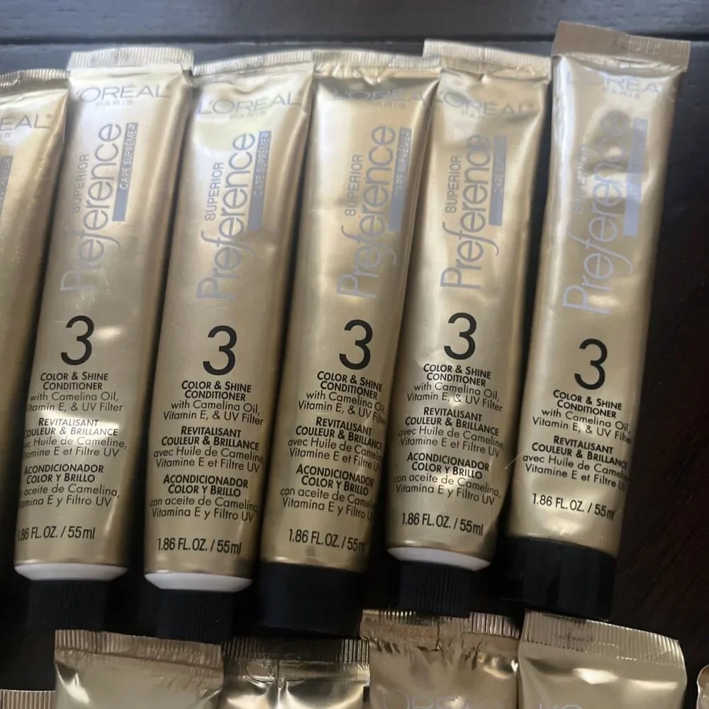 16 Loreal Superior Preference Conditioner 3 Color Shine Protect 1.86 oz